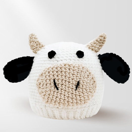 Crochet Cow Hat Pattern