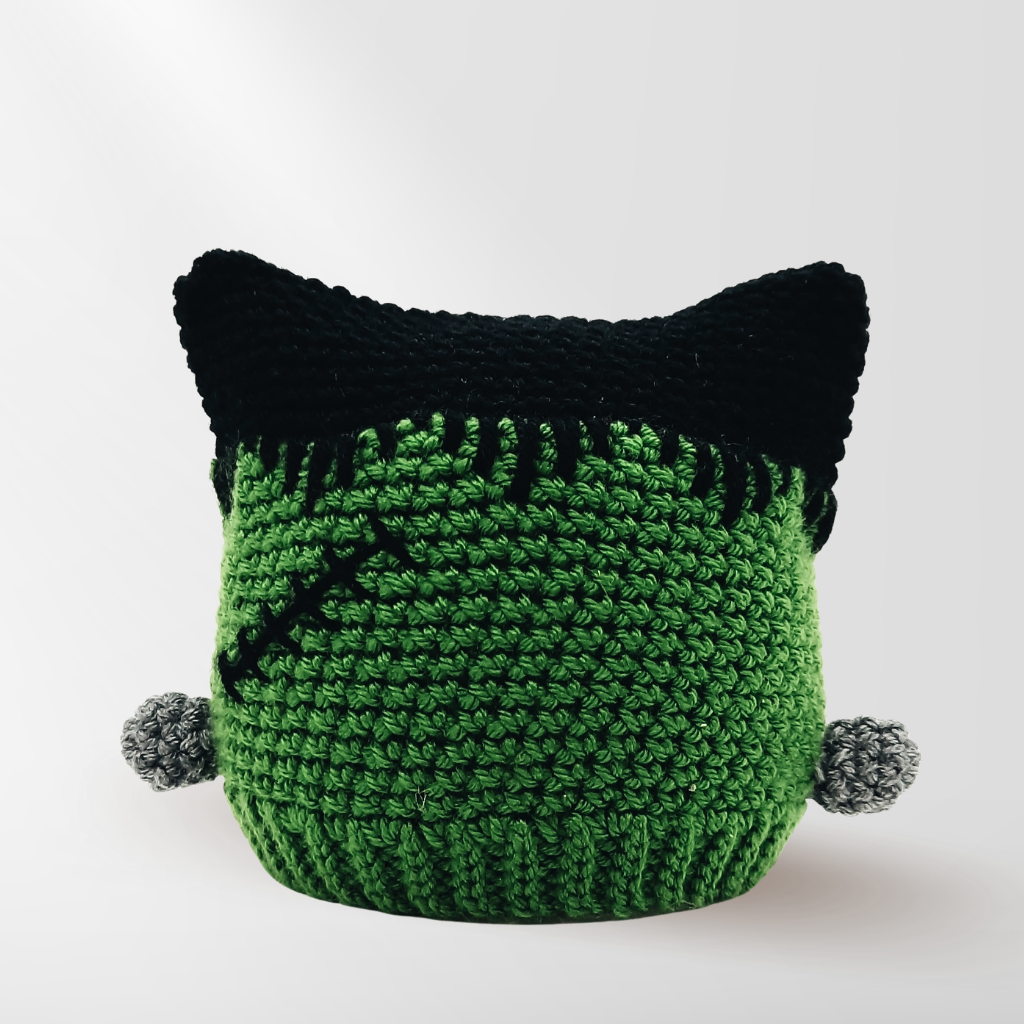 Patron tuque de monstre de Frankenstein au crochet