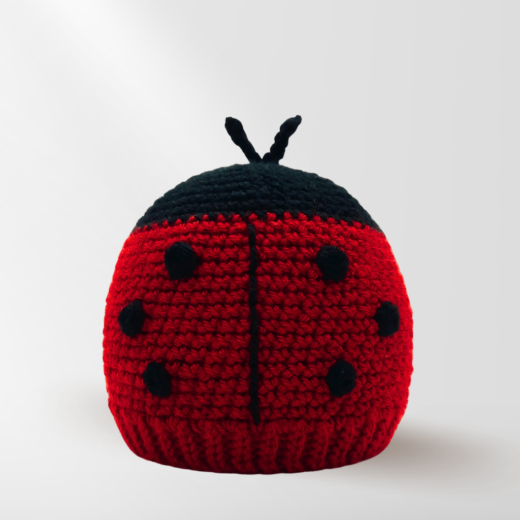 Patron tuque de coccinelle au crochet