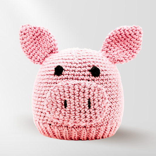 Crochet Pig Hat Pattern