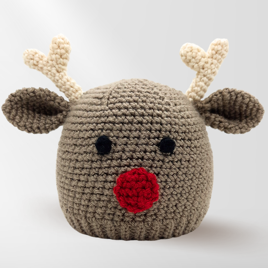 Crochet Reindeer Hat Pattern