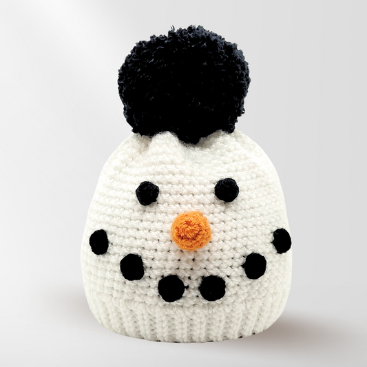 Patron tuque de Bonhomme de neige au crochet